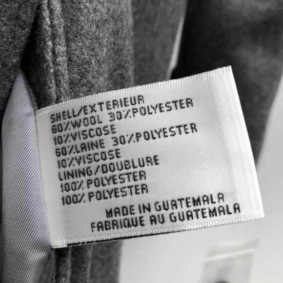 BNWT Women's DKNY Cold Weather Trench Wool Coat - Picture 7 of 8